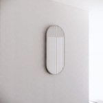 Me Brushed Nickel Framed Oval Mirror 450 * 900 Me Brushed Nickel Framed Oval Mirror 450 * 900